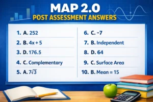 map 2.0 post assessment answers