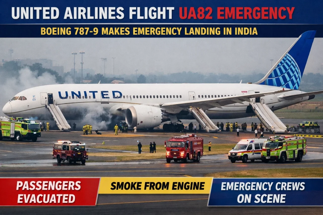 united airlines flight ua82 emergency