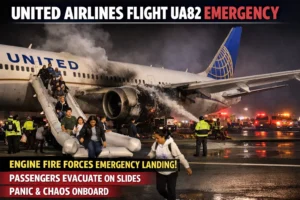  united airlines flight ua82 emergency 