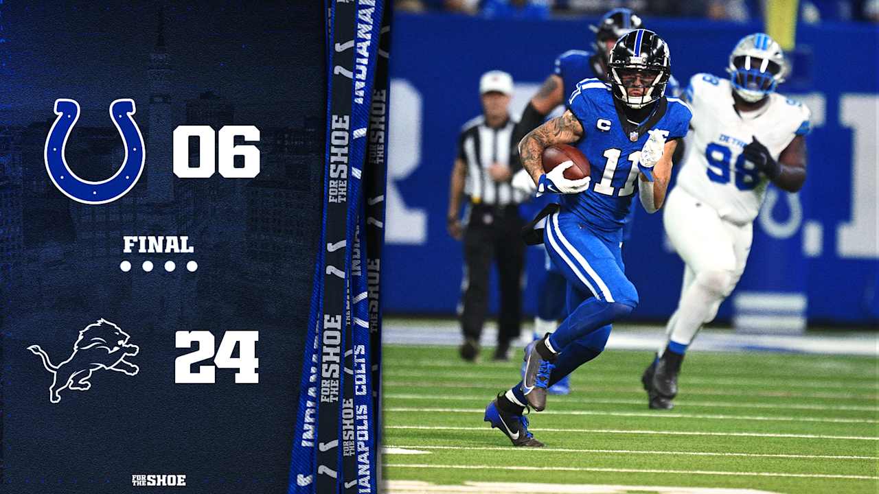 Detroit Lions vs Colts Match Player Stats