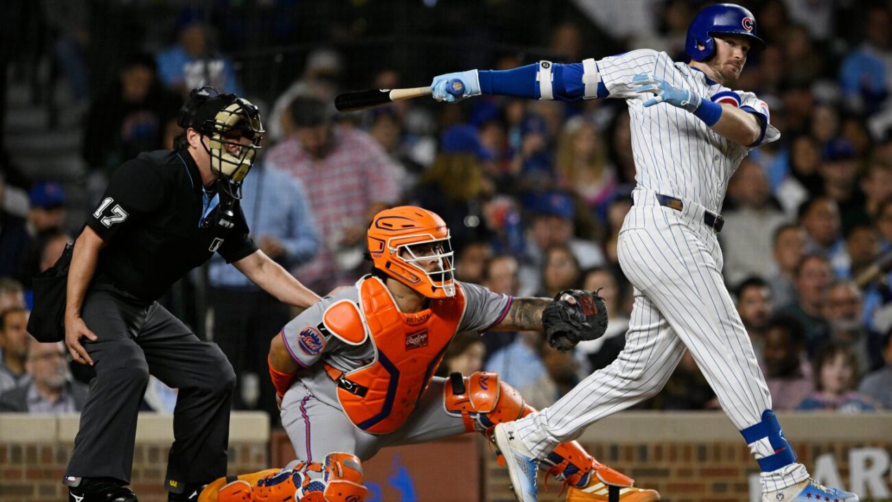 chicago cubs vs mets match player stats