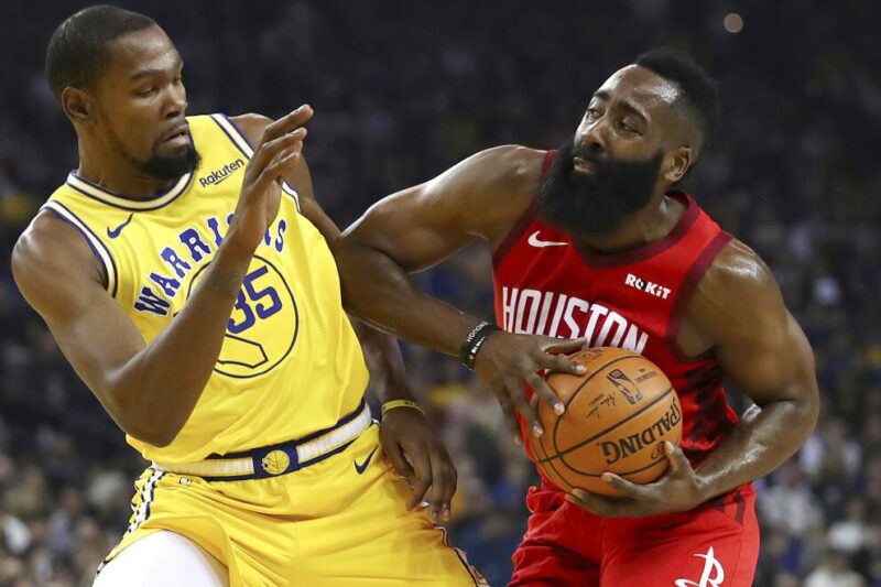 golden state warriors vs houston rockets match player stats