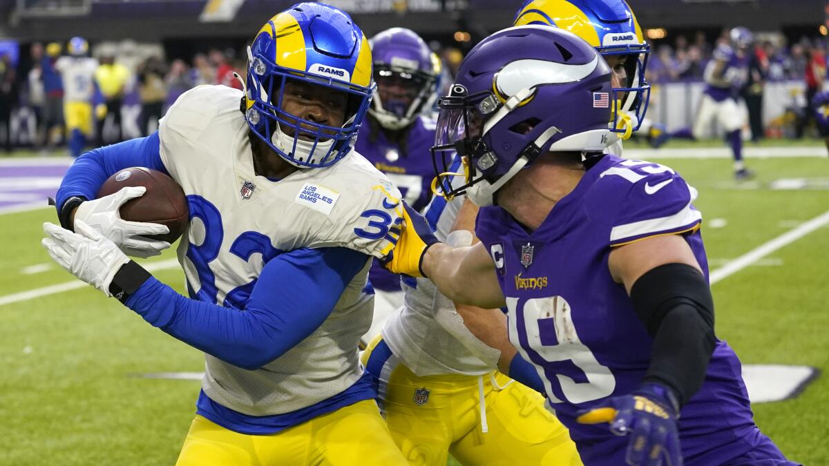 minnesota vikings vs los angeles rams match player stats