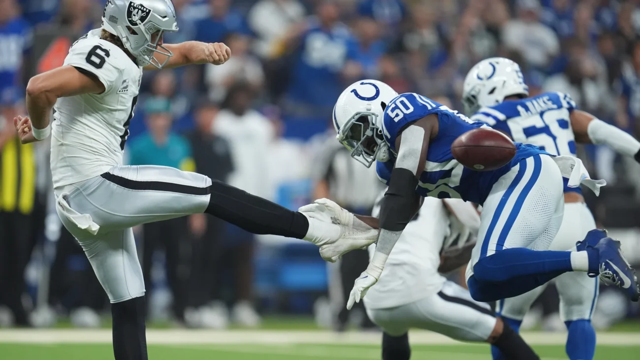 las vegas raiders vs colts match player stats