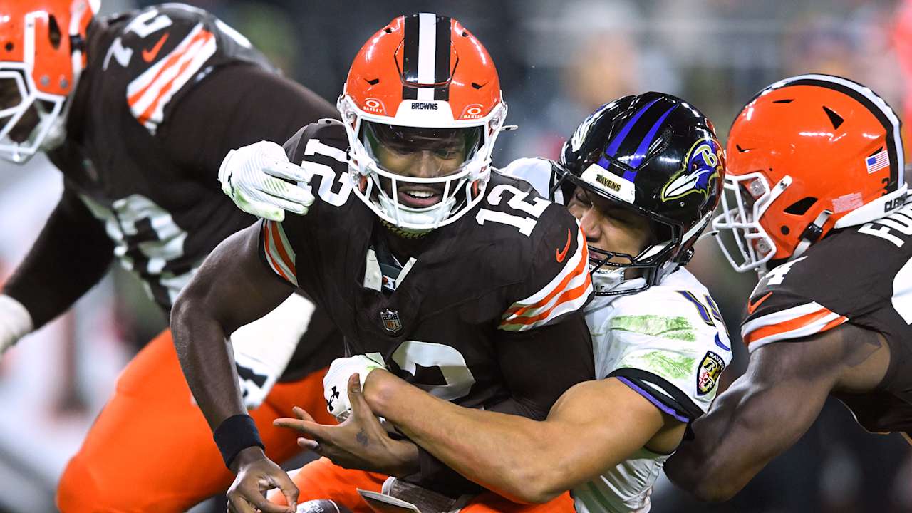 cleveland browns vs baltimore ravens match player stats
