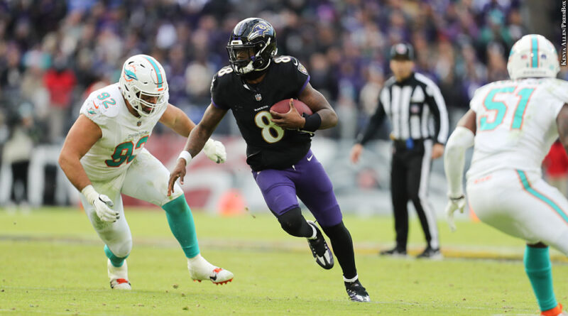baltimore ravens vs miami dolphins match player stats