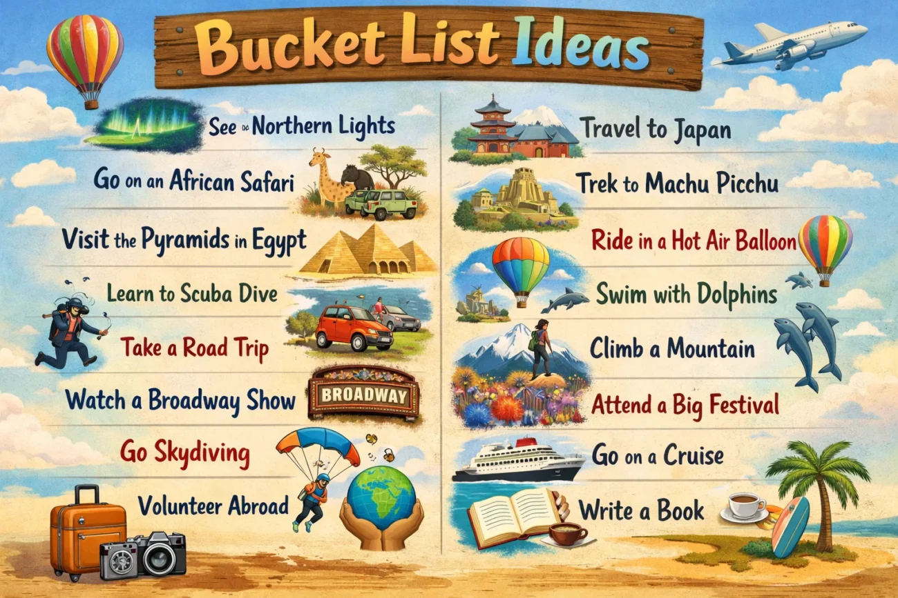 Bucket List Ideas