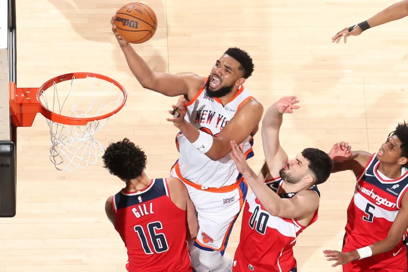 Washington Wizards vs Knicks Match Player Stats