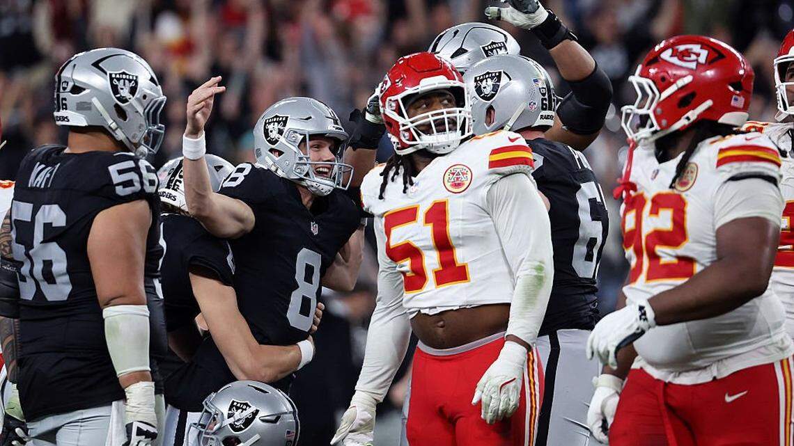 las vegas raiders vs kansas city chiefs match player stats