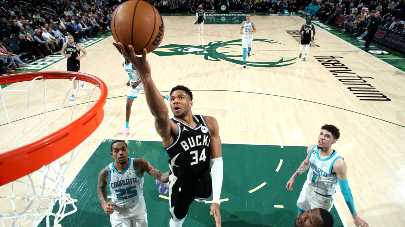 charlotte hornets vs milwaukee bucks match player stats