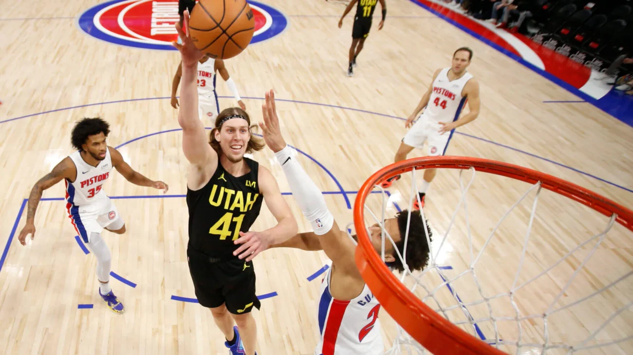utah jazz vs detroit pistons match player stats
