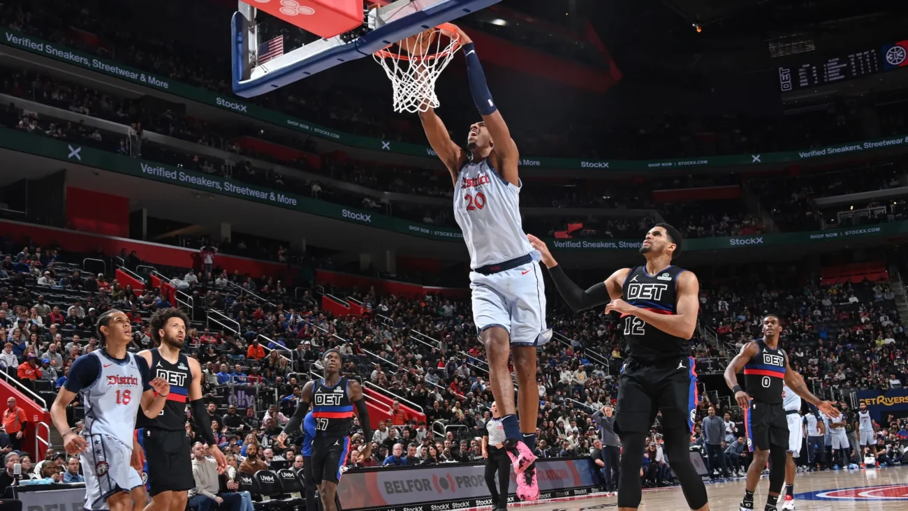 washington wizards vs detroit pistons match player stats