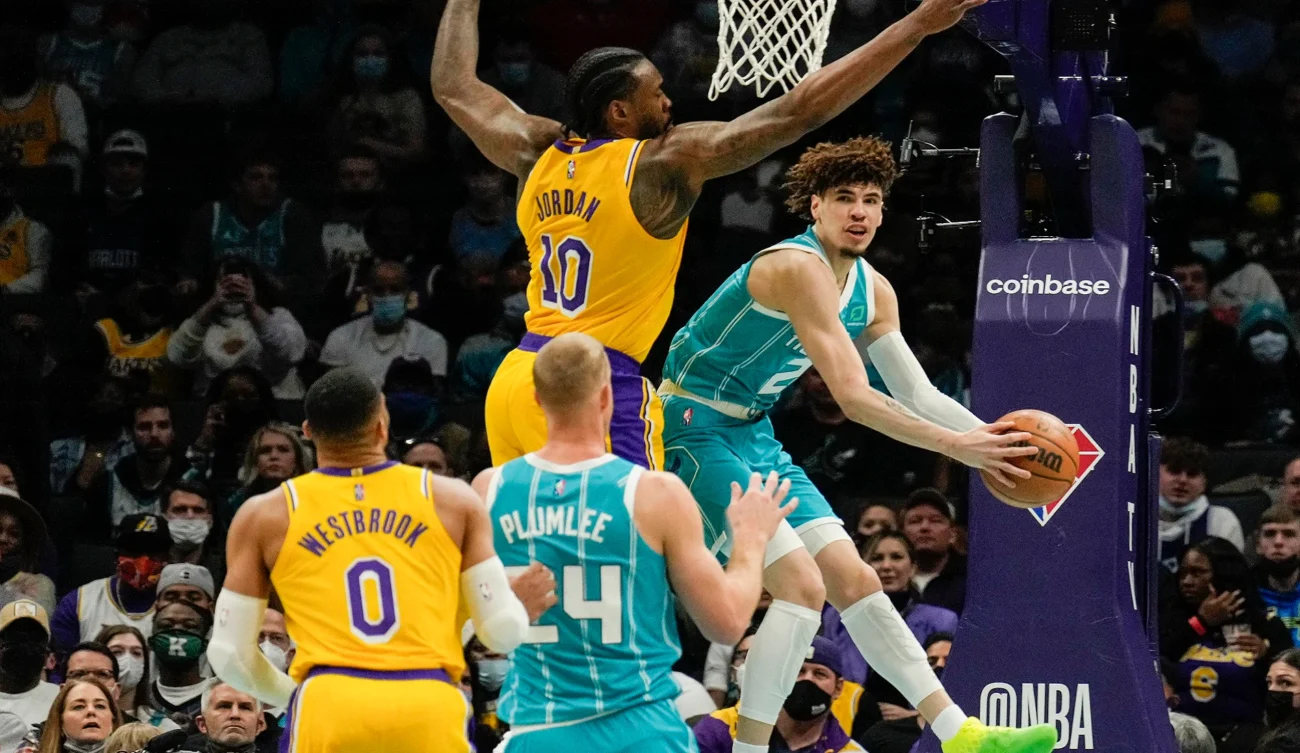 lakers vs charlotte hornets match player stats