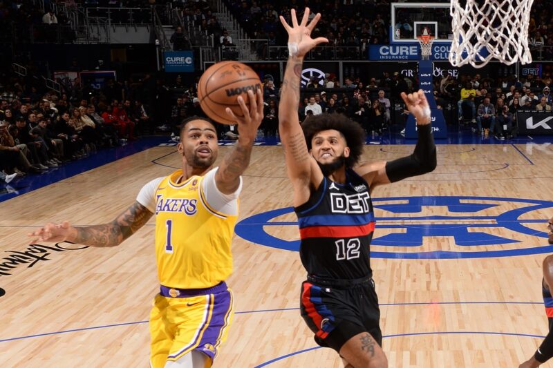 Detroit Pistons vs Lakers Match Player Stats: Offensive and Defensive Leaders