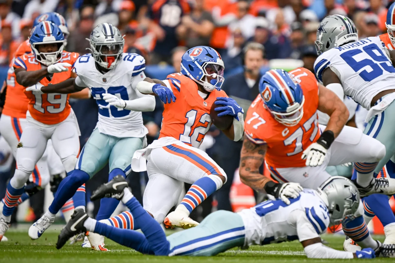 dallas cowboys vs denver broncos match player stats