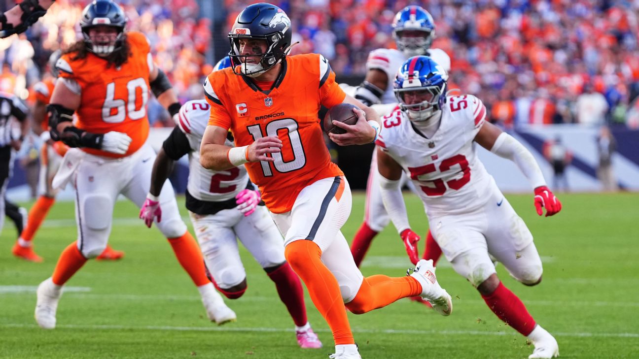 New York Giants vs Denver Broncos Match Player Stats