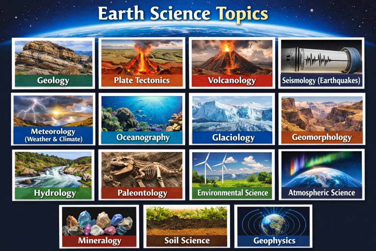 earth science topics