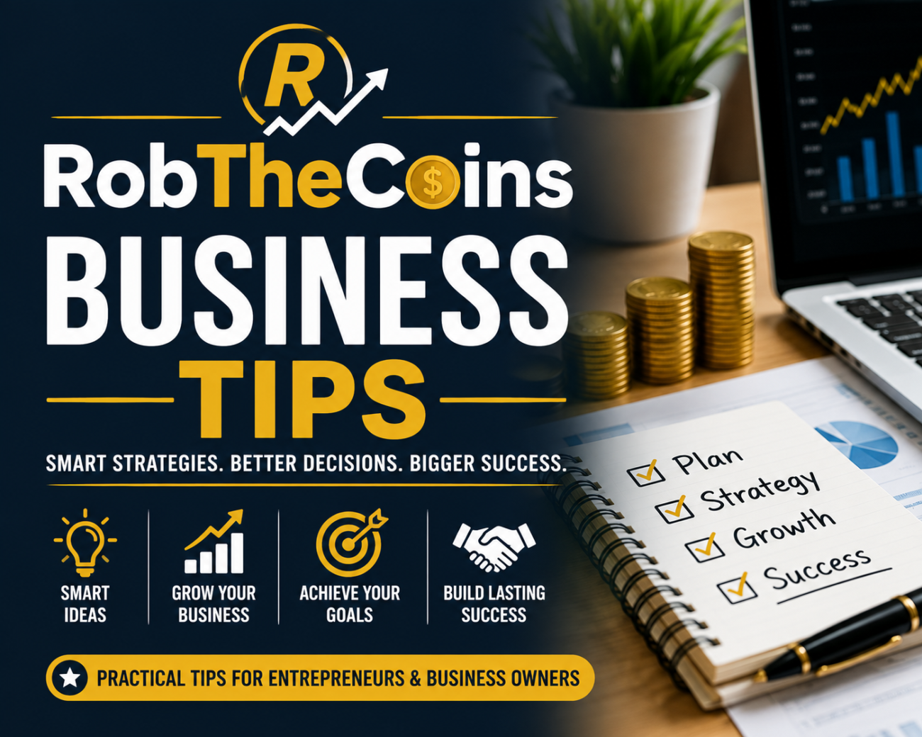 RobTheCoins Business Tips