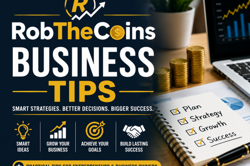 RobTheCoins Business Tips: Smart Strategies for Entrepreneurs and Startups