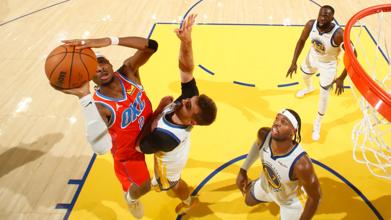 Oklahoma City Thunder vs Golden State Warriors Match Player Stats
